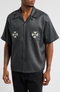 PacSun Parks Embroidered Camp Shirt