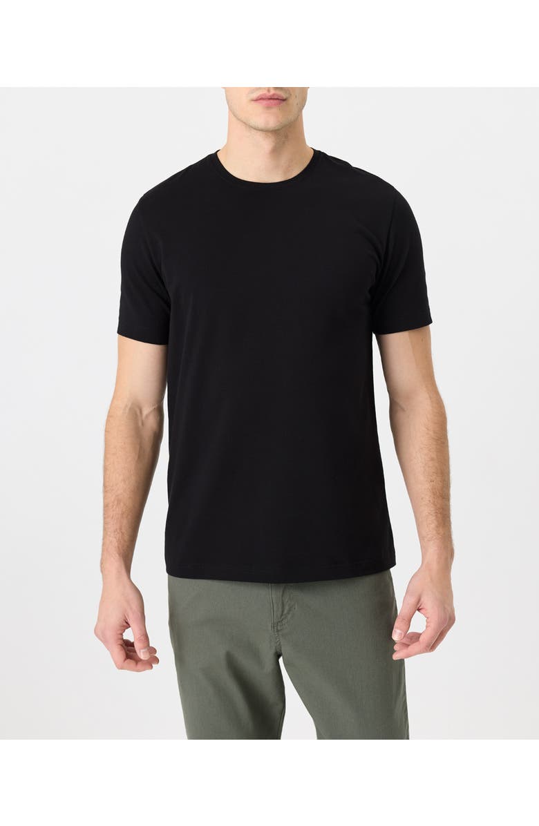 Pact Luxe Essential Classic Fit Crewneck Tee Made With Organic Cotton, Main, color, Black