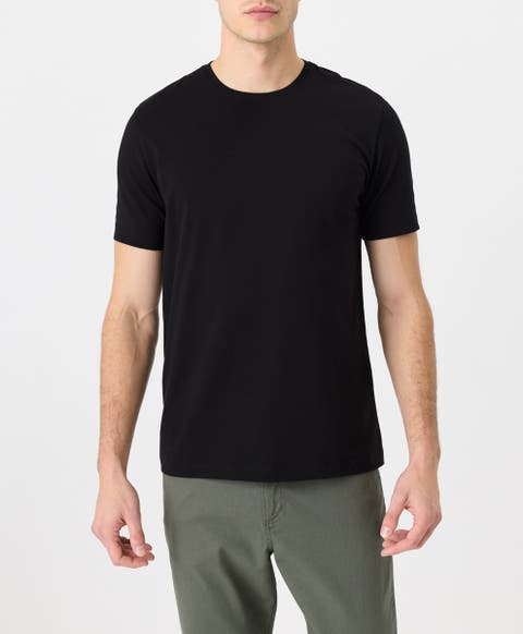 Luxe Essential Classic Fit Crewneck Tee Made With Organic Cotton