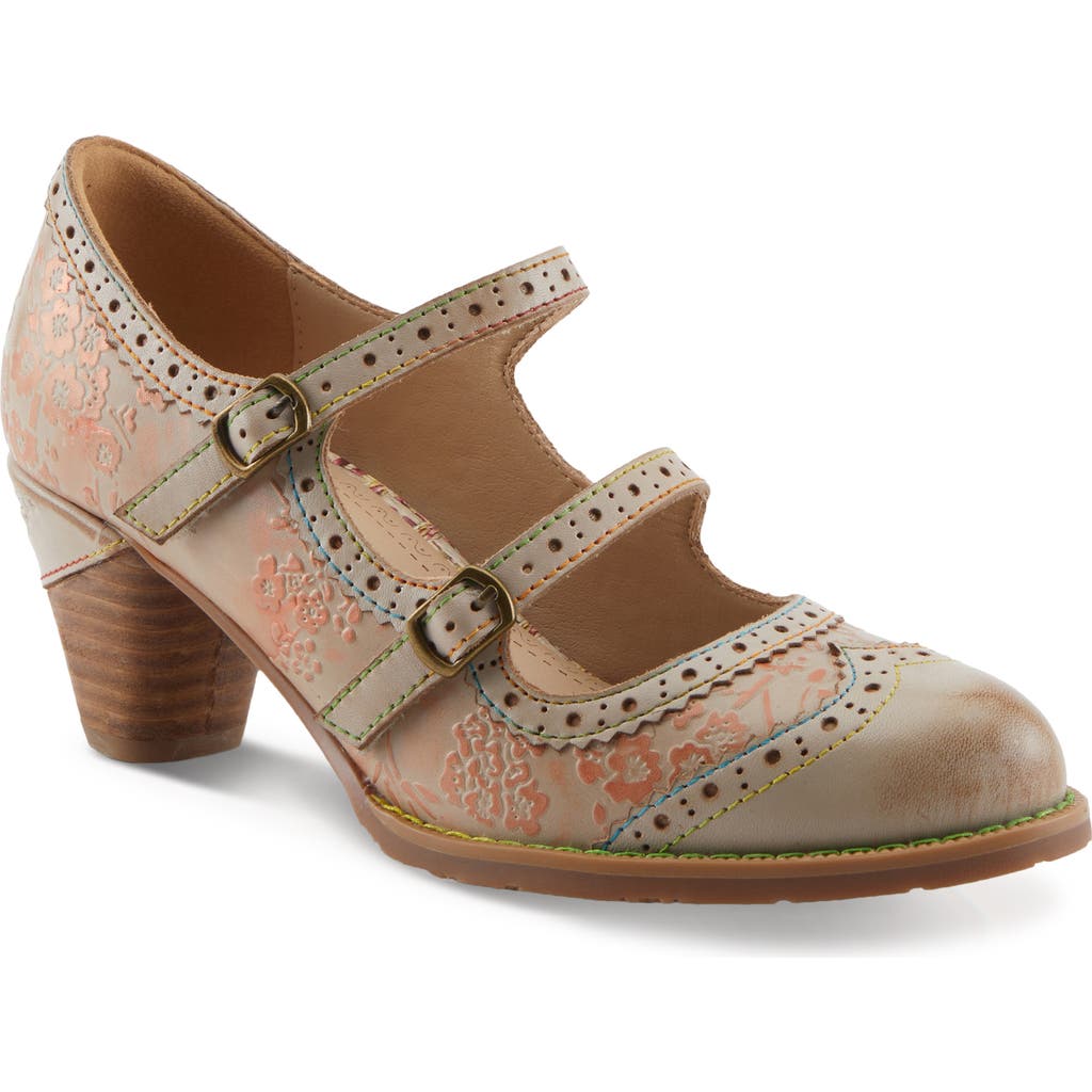 L'artiste By Spring Step Gaviria Mary Jane Pump In Multi