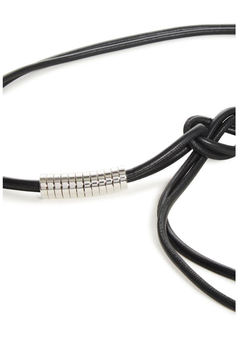 Lowell Wrap Belt, Alternate, color, BLACK/ SILVER
