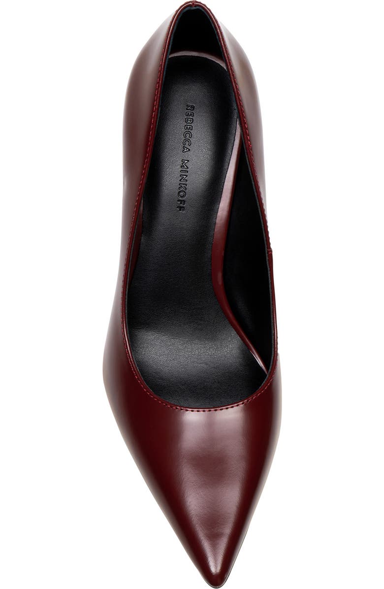 Rebecca Minkoff West Pointed Toe Pump, Alternate, color, Garnet