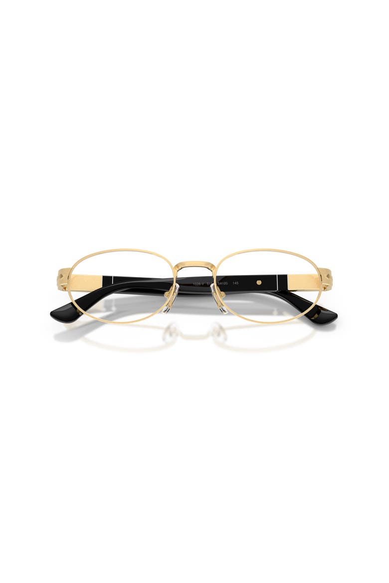 52mm Oval optical glasses, Alternate, color, Gold