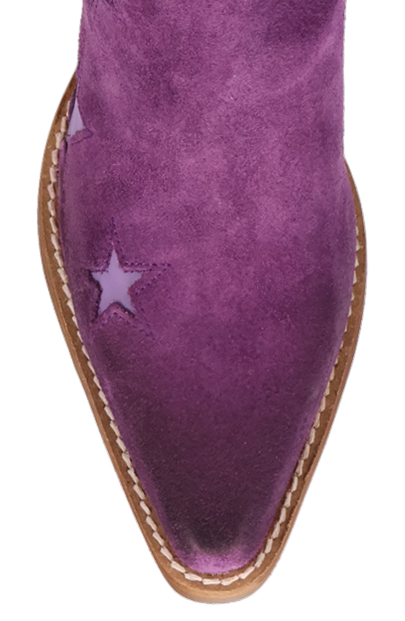 Little Star Western Boot, Alternate, color, PURPLE