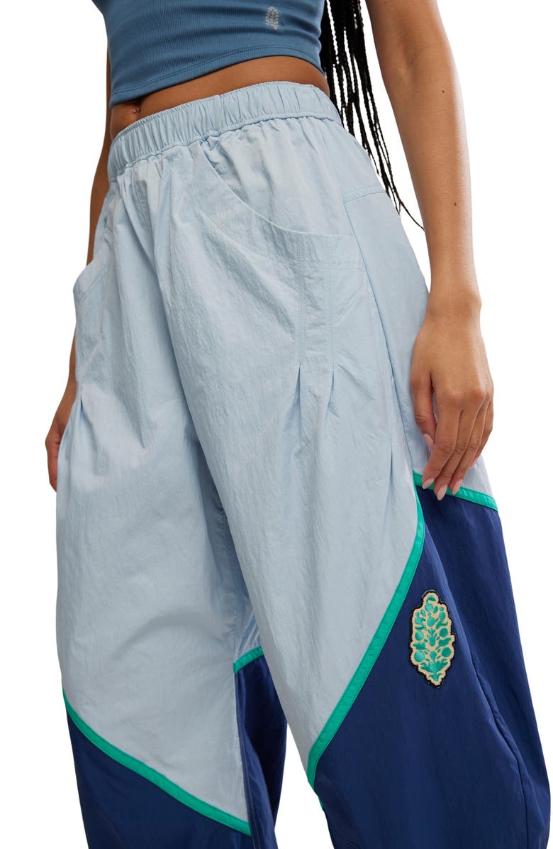 Free People FP Movement Freeflow Colorblock Joggers, Alternate, color, Baseline Blue