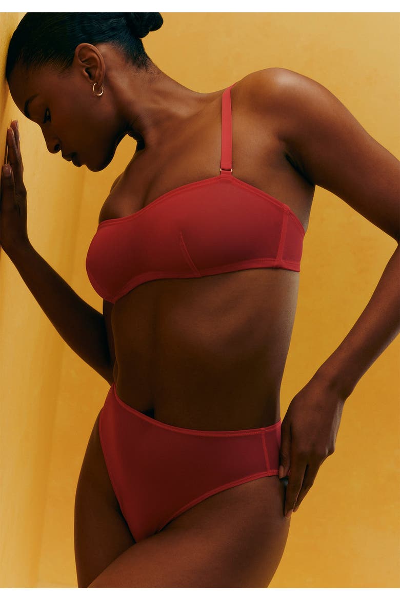 The Wireless Balconette Mesh, Alternate, color, AZALEA