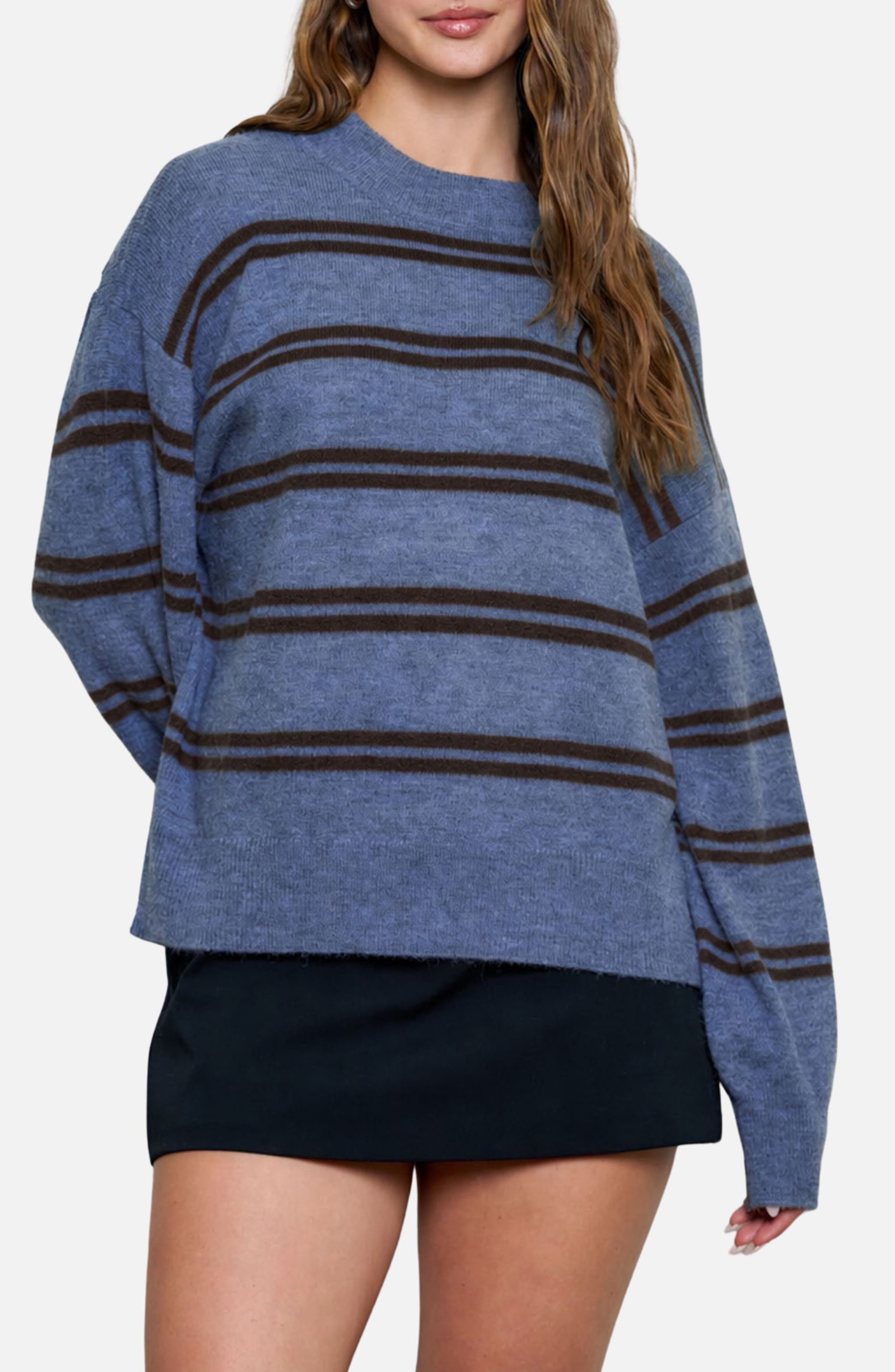 Stripe Crewneck Sweater