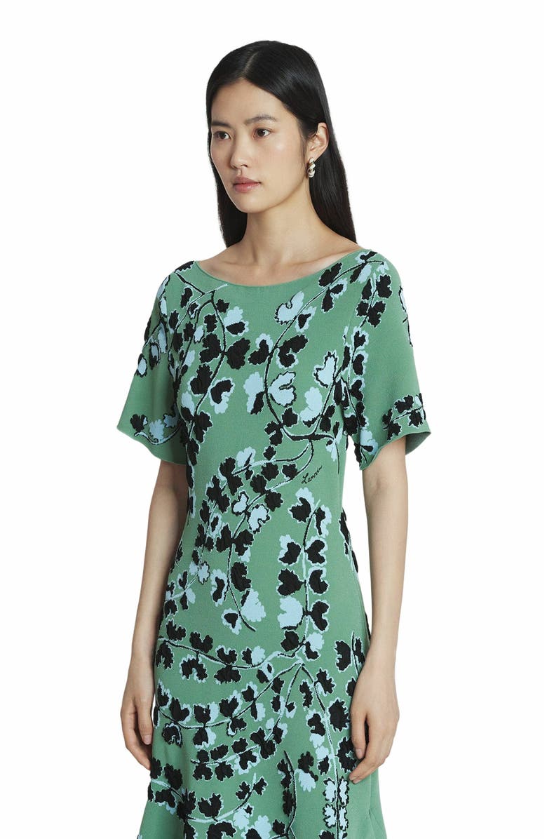 Lanvin Jacquard Midi Dress, Alternate, color, 