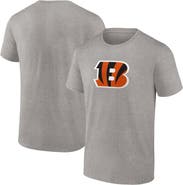FANATICS Men's Fanatics Branded Heathered Gray Cincinnati Bengals Team Primary Logo T-Shirt