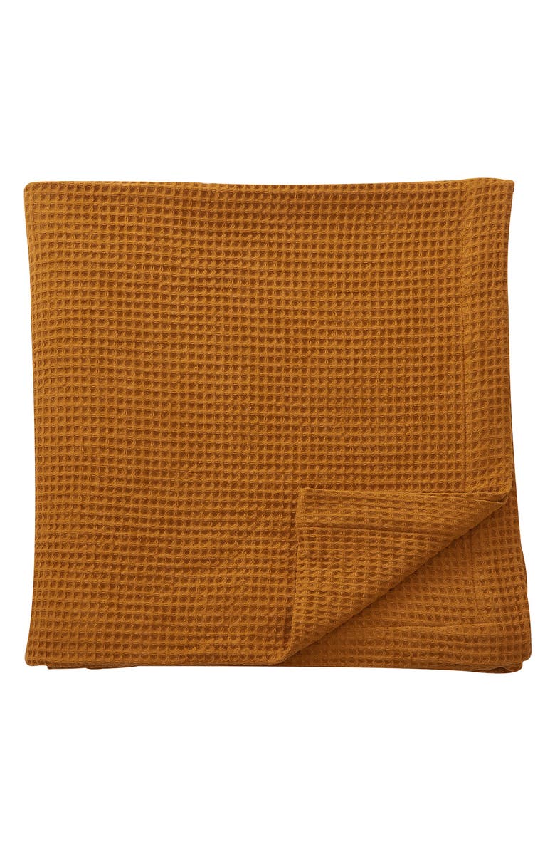 Patina Vie Maison Cotton Waffle Weave Blanket, Main, color, Bronze
