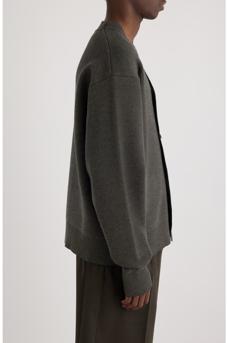 Le Cardigan Doppio Merino Wool Blend Cardigan, Alternate, color, MULTI-KHAKI