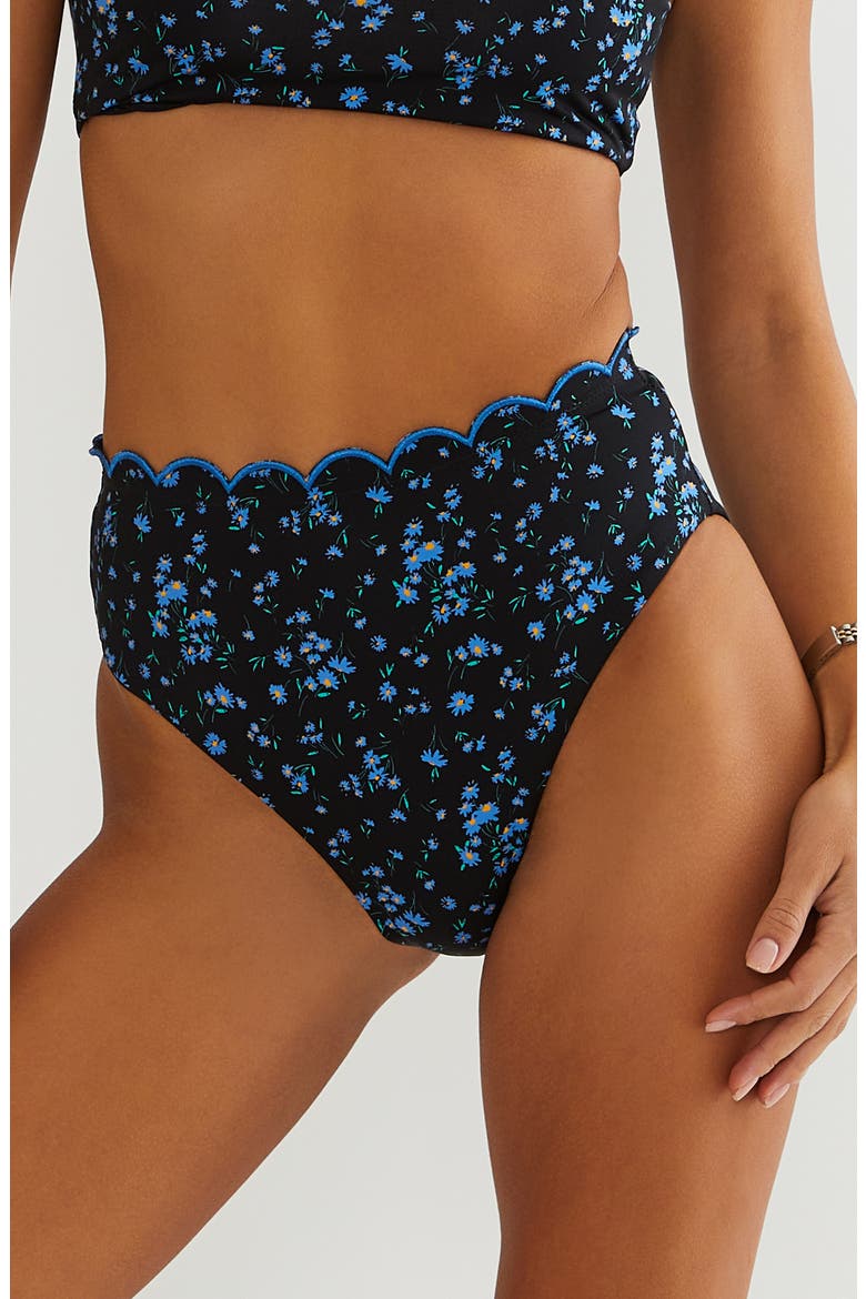 Nessa High Waist Bikini Bottoms, Main, color, WILD BLUEBELL