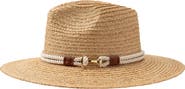 Lauren Ralph Lauren Raffia Fedora with Braided Band