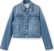 MANGO Crop Jean Jacket