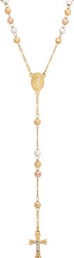 SAVVY CIE JEWELS Faceted Rosary Y-Necklace