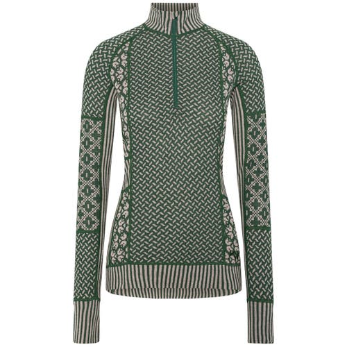 Kari Traa Smekker 1/2-zip Top In Green