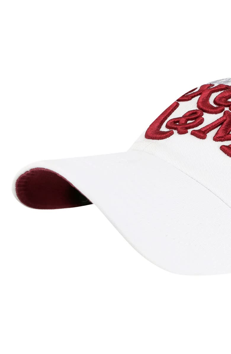 '47 Women's '47 White Texas A&M Aggies Pensacola Clean Up Adjustable Hat, Alternate, color,