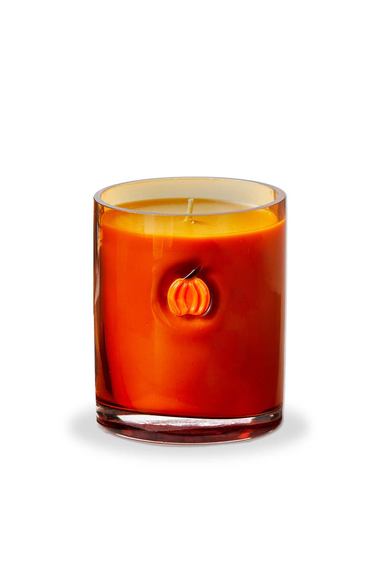 tag Pumpkin Spice Scented Candle for Thanksgiving Decor, Main, color, Orange