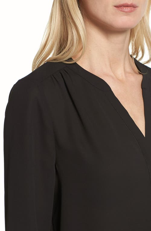 Nydj Pintuck Back Blouse In Black