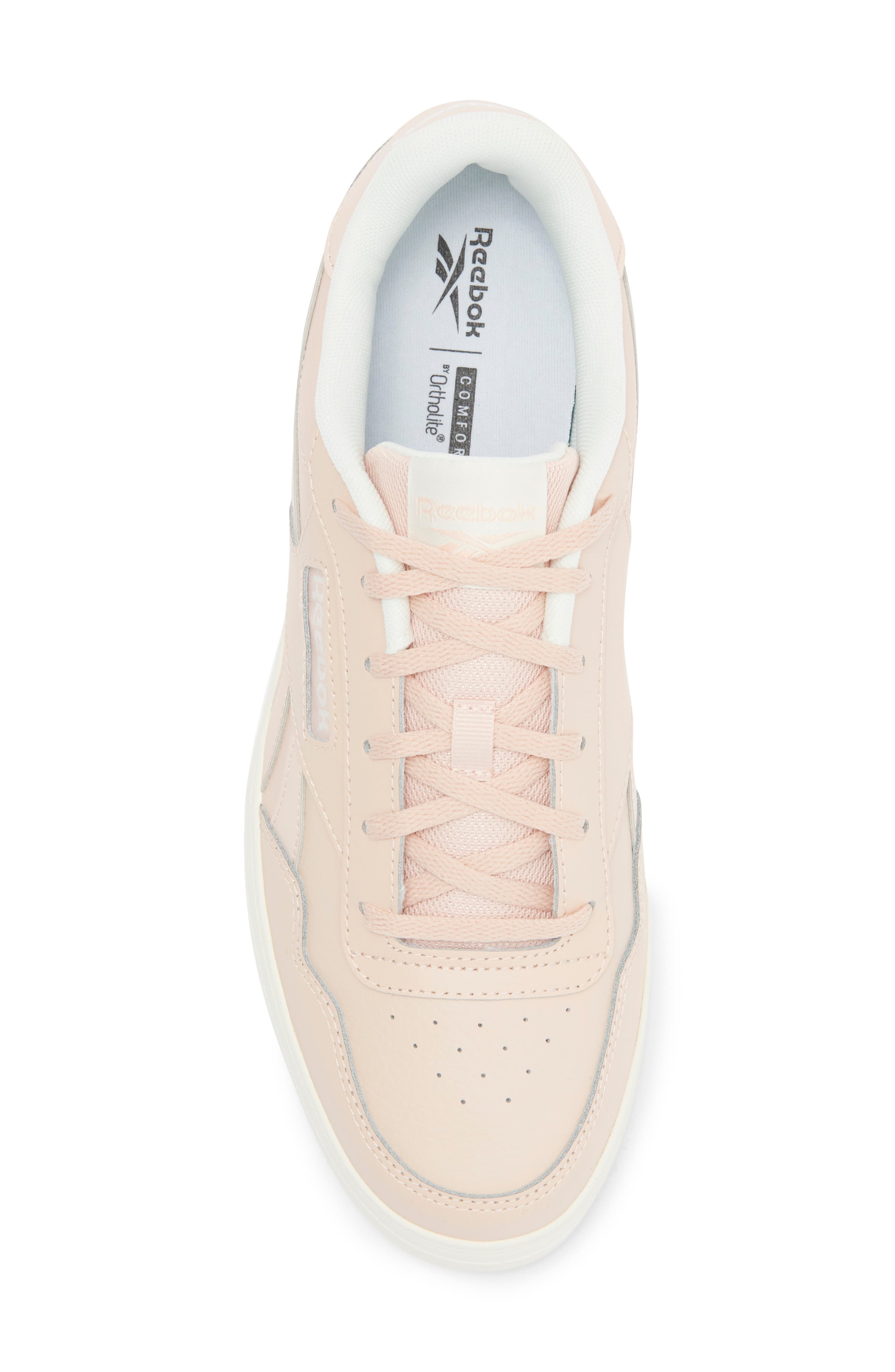 Reebok Court Advance Bold Sneaker, Alternate, color, Pospin/ Pospin/ Chalk