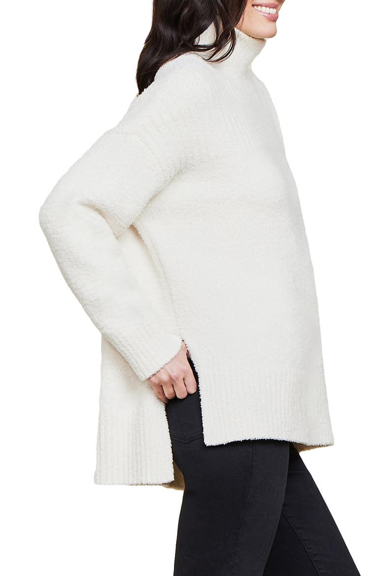 CozyChic™ High-Low Pullover, Alternate, color, CREAM