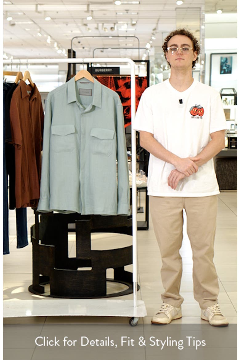Relaxed Fit Linen Overshirt video