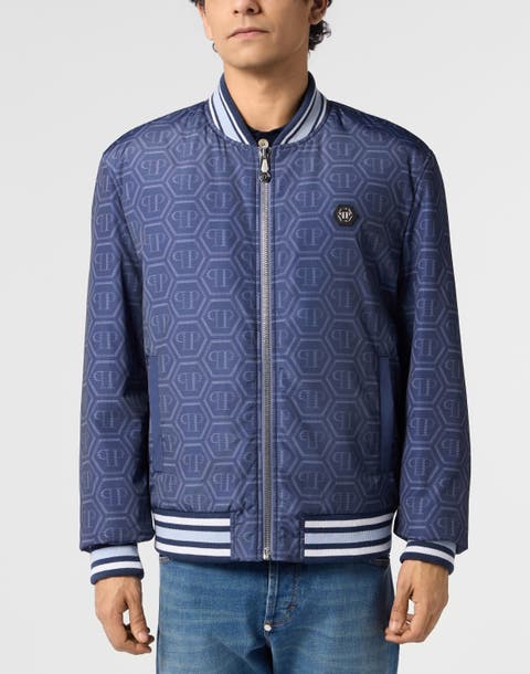 Nylon Bomber All-over Monogram Men
