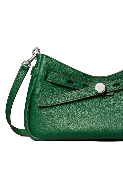 Tory Burch Romy Zip Top Leather Crossbody Bag