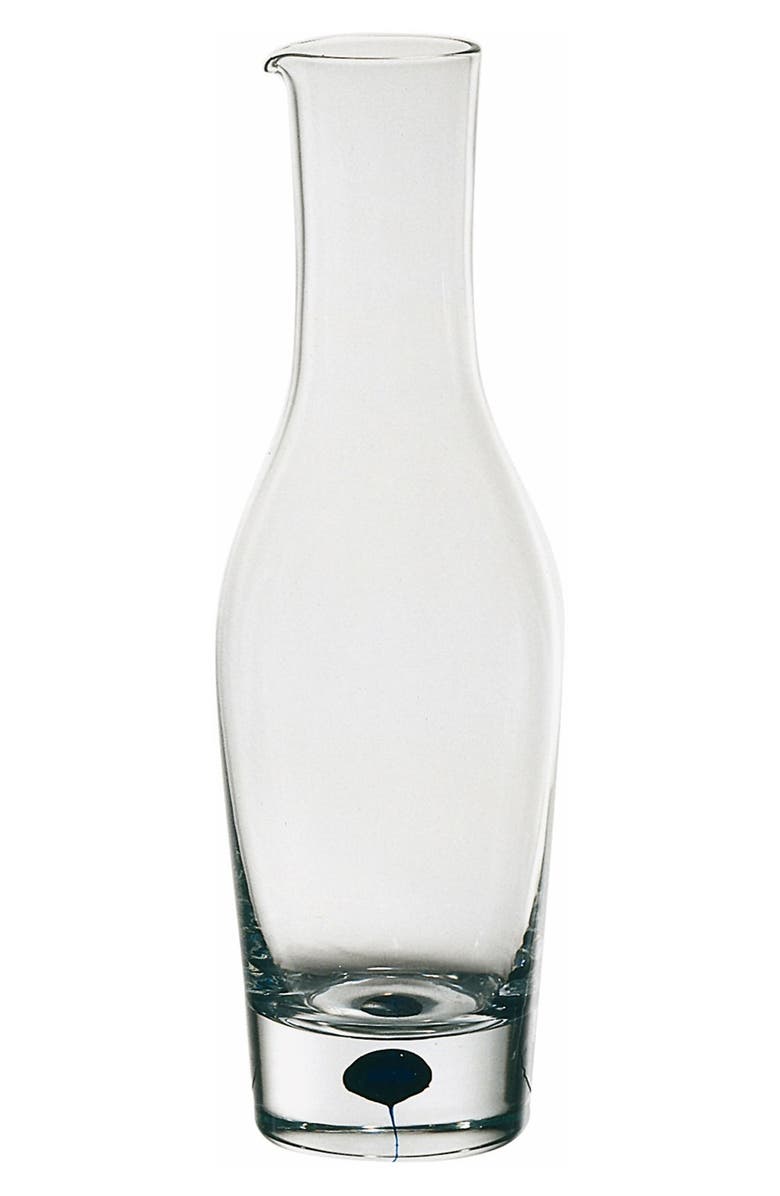 Orrefors Intermezzo Crystal Decanter, Main, color, Clear/ Blue