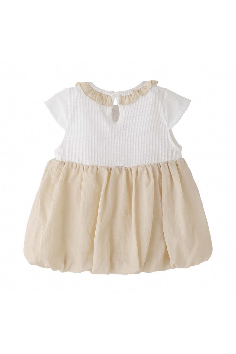Bow Balloon Dress, Alternate, color, Beige