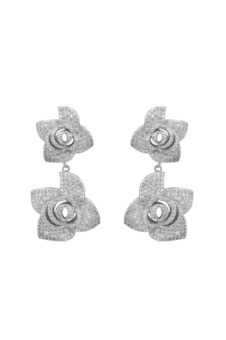 Lisa Earring, Main, color, Silver