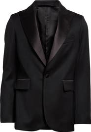 Bode Barathea Peak Lapel Wool Tuxedo Jacket