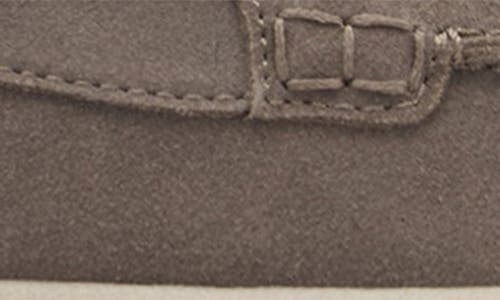 Mango Suede Loafer In Grey