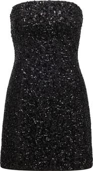 Ever New Elysia Sequin Strapless Minidress