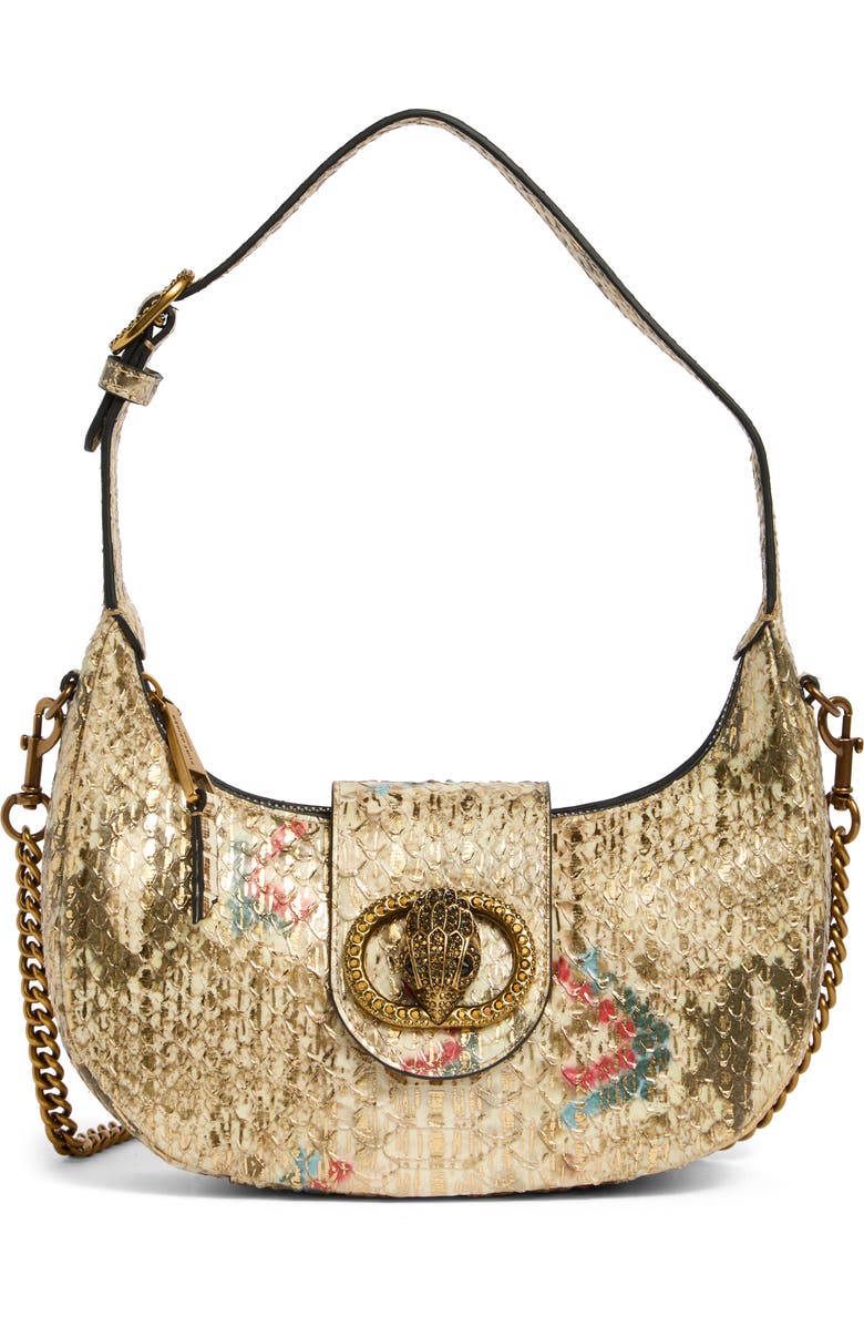 Kurt Geiger London Small Chelsea Hobo Bag, Main, color, Gold Combo