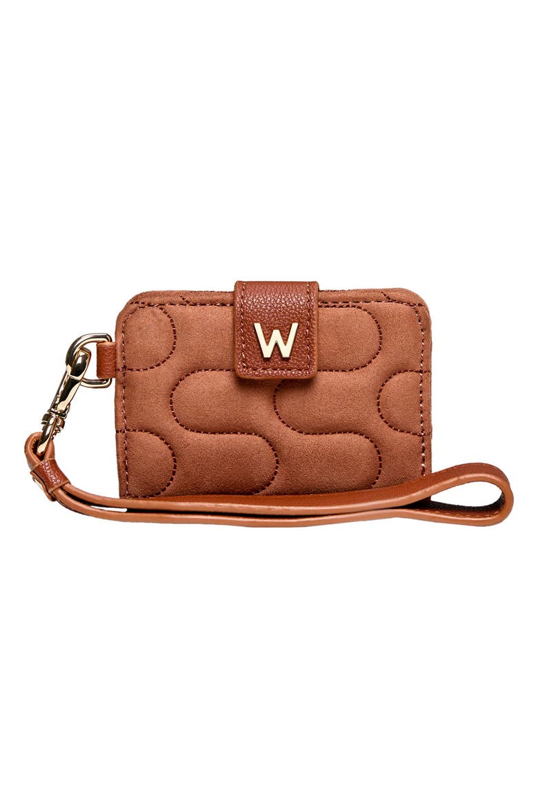 Mimi Swirl Card Case, Main, color, Mimi Swirl Nutshell Brown