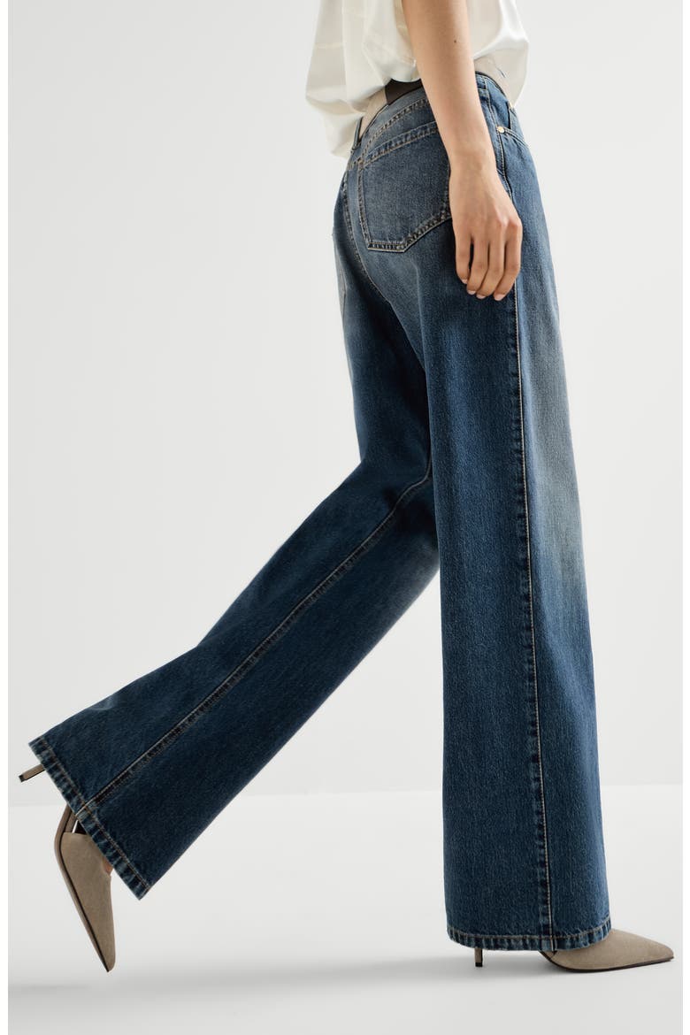 Contemporary Loose trousers, Alternate, color, Denim