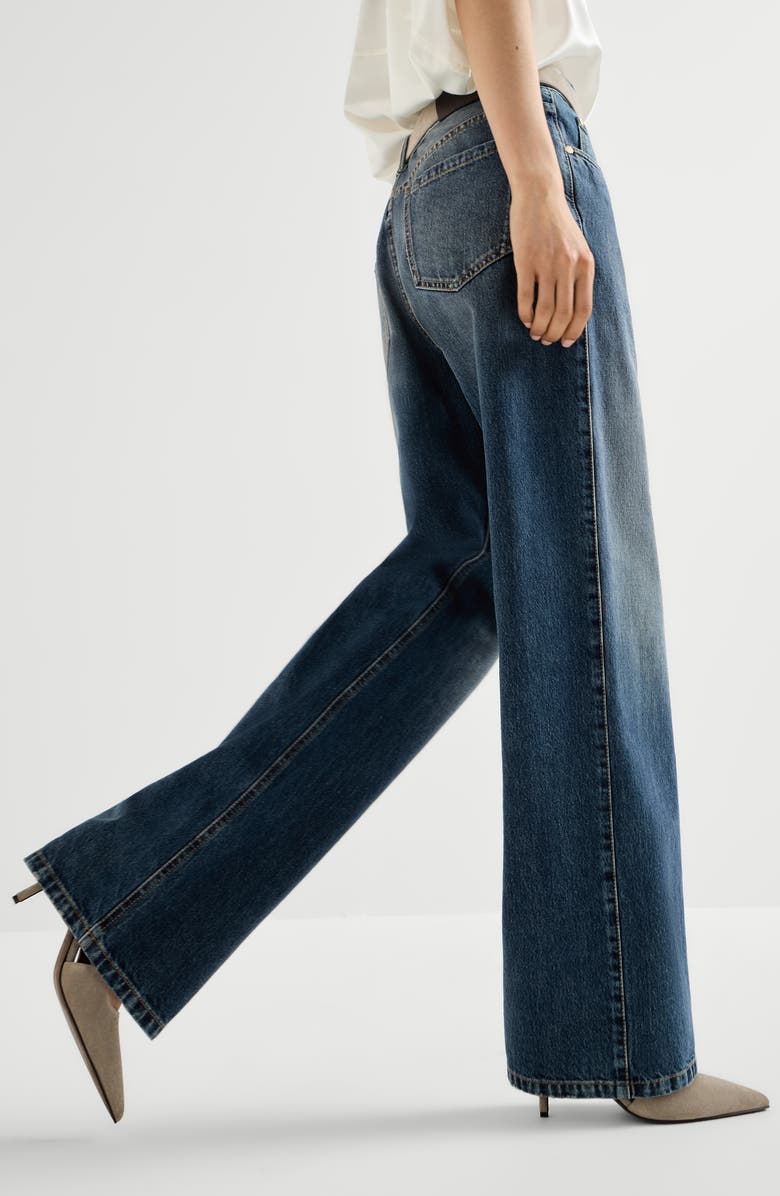 Brunello Cucinelli Contemporary Loose trousers, Alternate, color, Denim