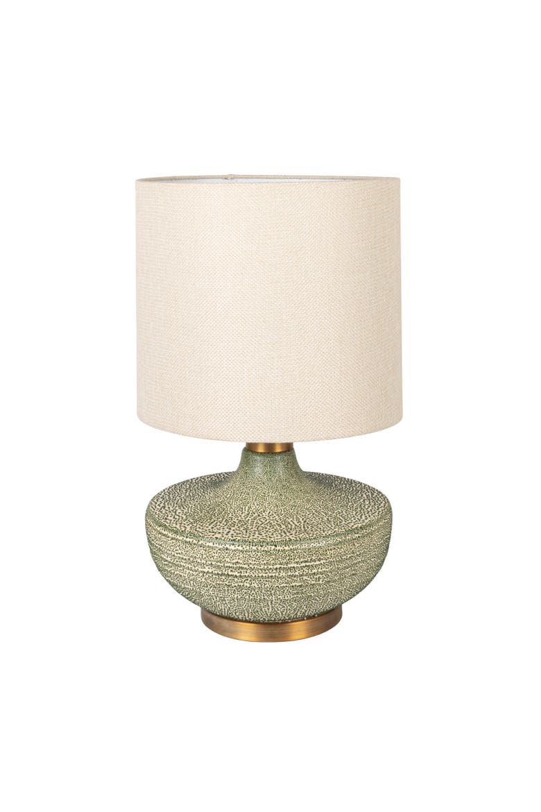 Textured Table Lamp, Main, color, Green