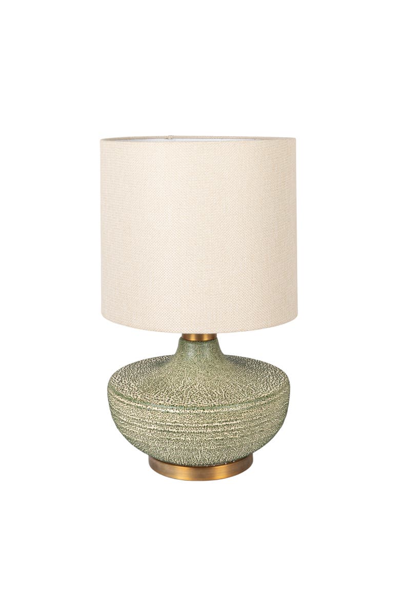 Olive Grove Textured Table Lamp, Main, color, Green