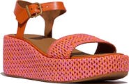 FitFlop PlatFForms Woven Ankle Strap Wedge Sandal