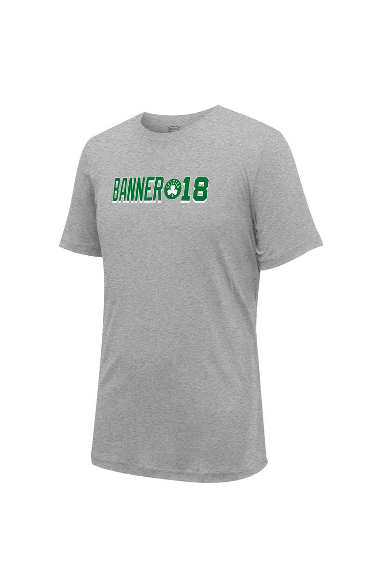 Stadium Essentials Men's Stadium Essentials Heather Gray Boston Celtics 18-Time NBA Finals Champions Banner 18 Forever T-Shirt, Alternate, color, 