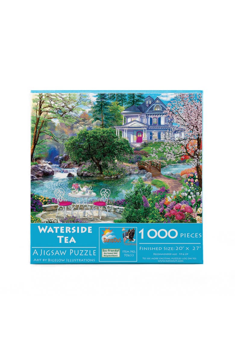 Sunsout Waterside Tea 1000 piece Jigsaw Puzzle for Adults, Alternate, color, Multicolor