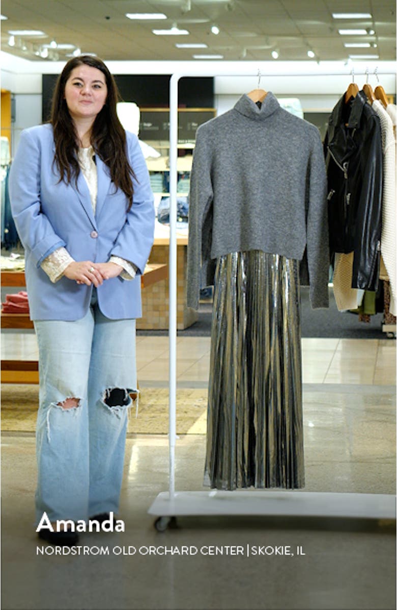 Spark Pleated Maxi Dress & Sweater Set, sales video thumbnail