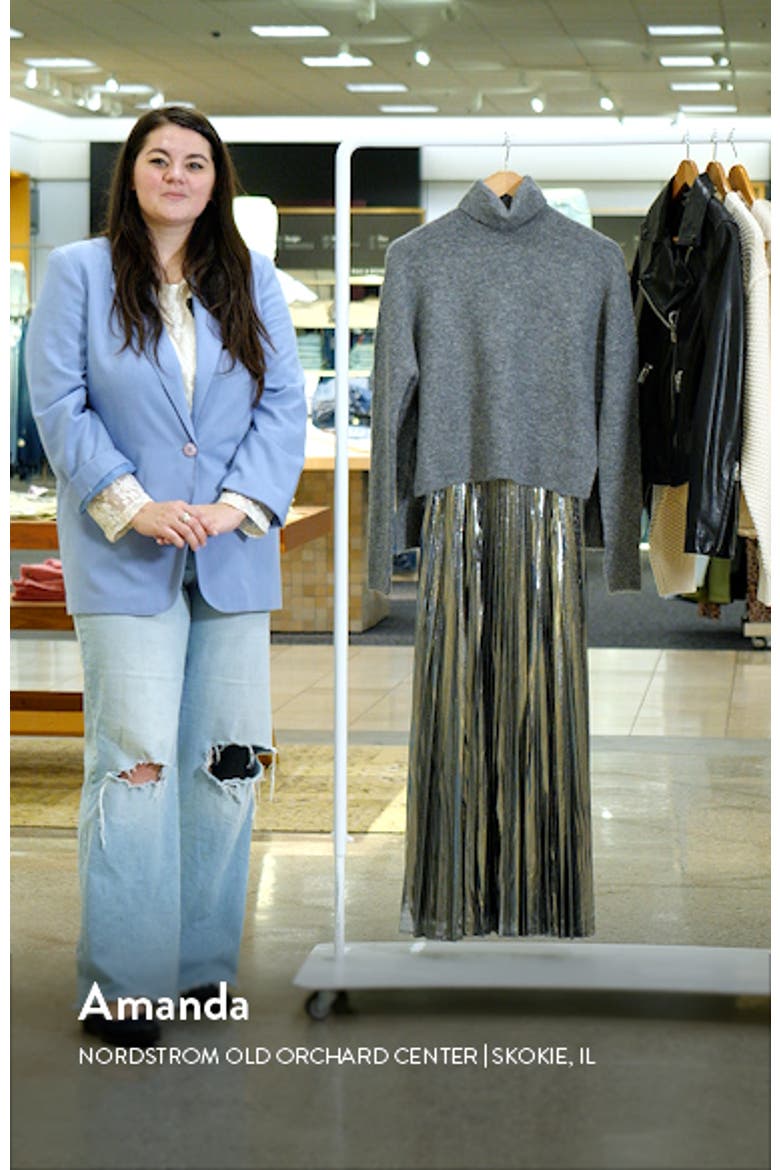 Spark Pleated Maxi Dress & Sweater Set video