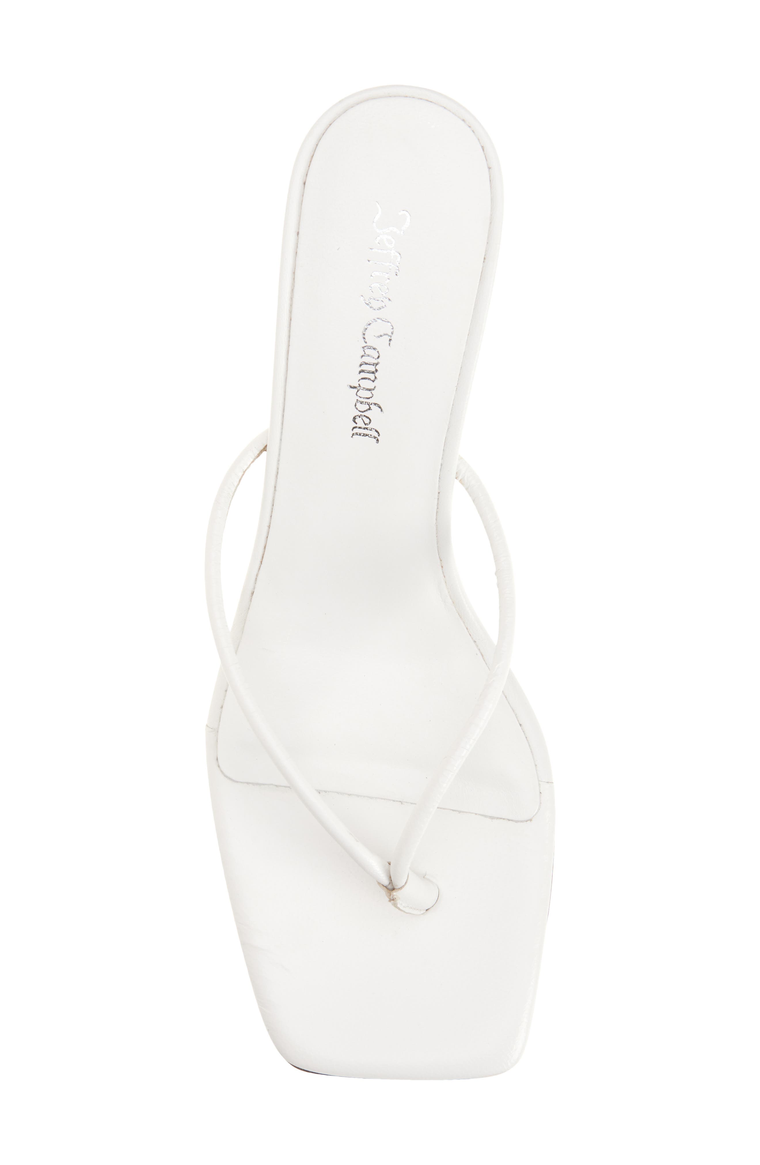 Simplicity Wedge Flip Flop, Alternate, color, WHITE