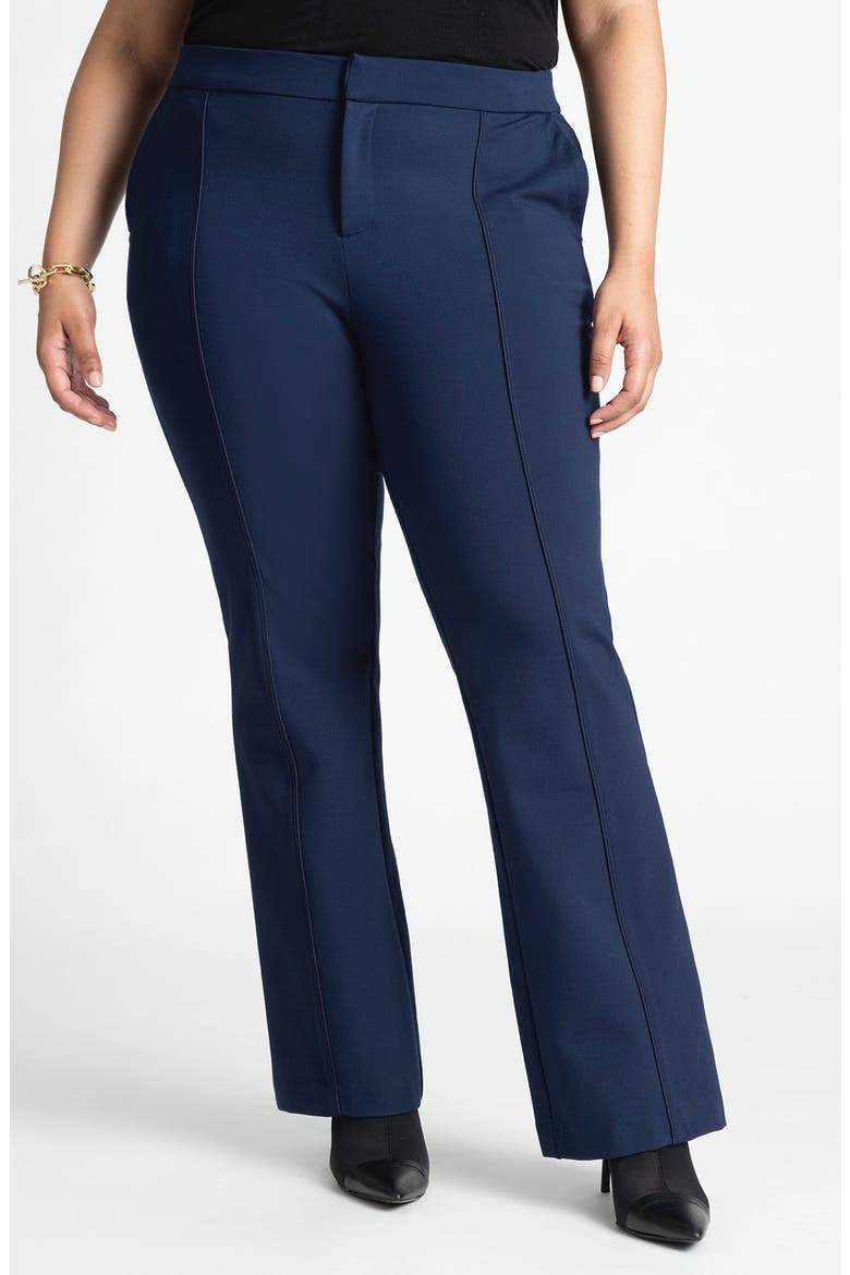 The Ultimate Stretch Flare Leg Pant, Main, color, NAVY