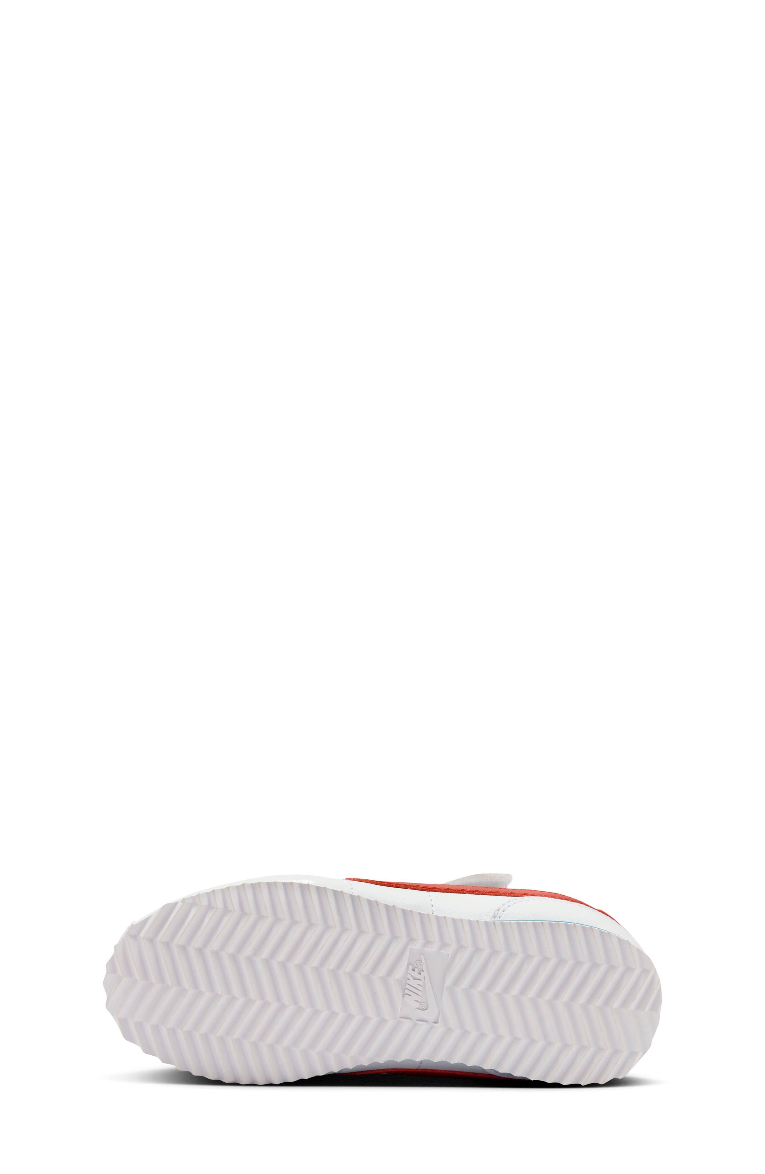 Nike Kids
 Cortez EasyOn Sneaker, Alternate, color, White/ Varsity Red/ Blue