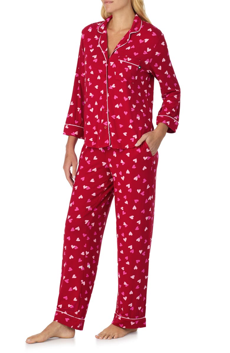 Kate Spade New York print pajamas, Alternate, color, Red Multi