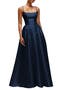 Sleeveless Satin Gown